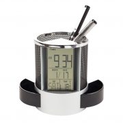 PORTA LAPICES RELOJ ALARMA [J664] 2