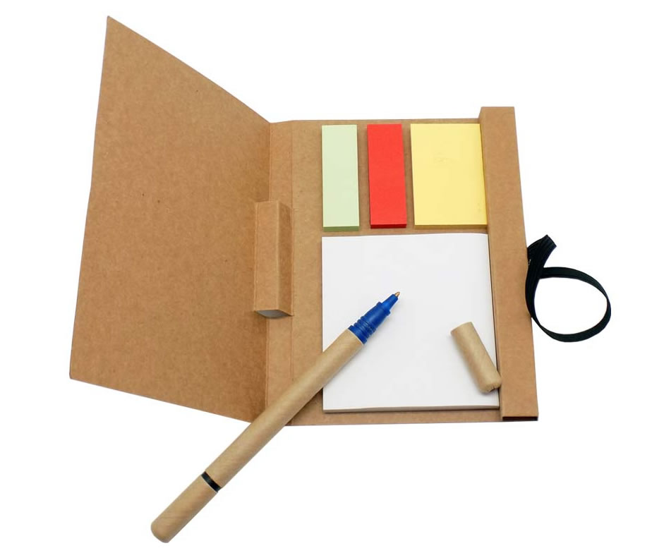 NOTE PAD ECOLÓGICO C/BOLIGRAFO [J913]