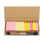 SET PORTA POST IT C/BOL Y REGLA [J917]