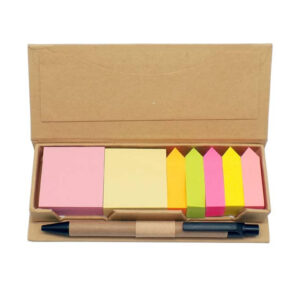 SET PORTA POST IT C/BOL Y REGLA [J917]