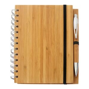 ANOTADOR DE MADERA CON BOLIGRAFO [T238]
