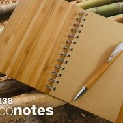 ANOTADOR DE MADERA CON BOLIGRAFO [T238] 2