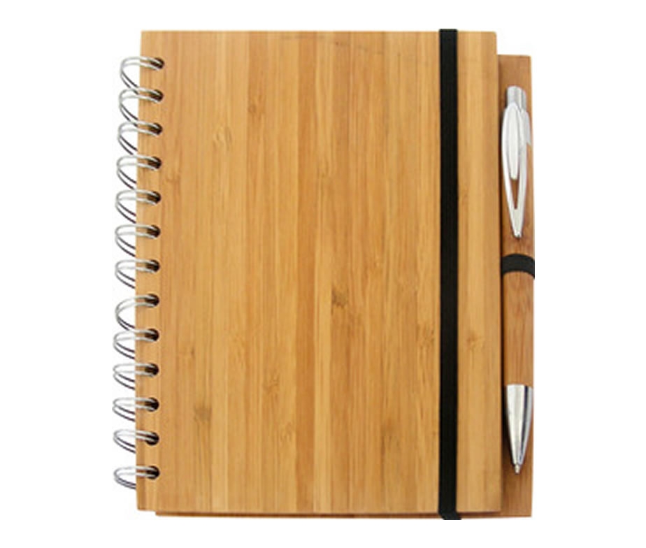 ANOTADOR DE MADERA CON BOLIGRAFO [T238]